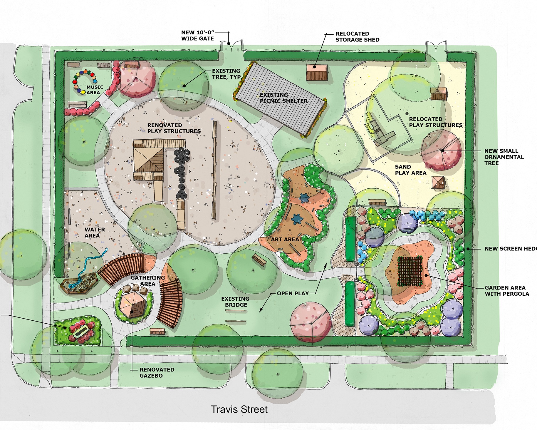 Small Park Design Plan