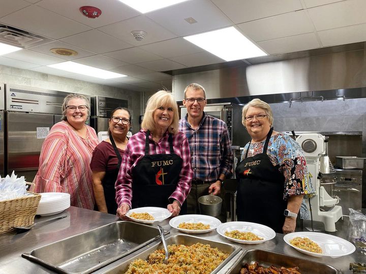 Group Photo of FUMC Kitchen Staff